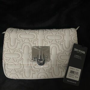 True Religion White Crossbody Bag